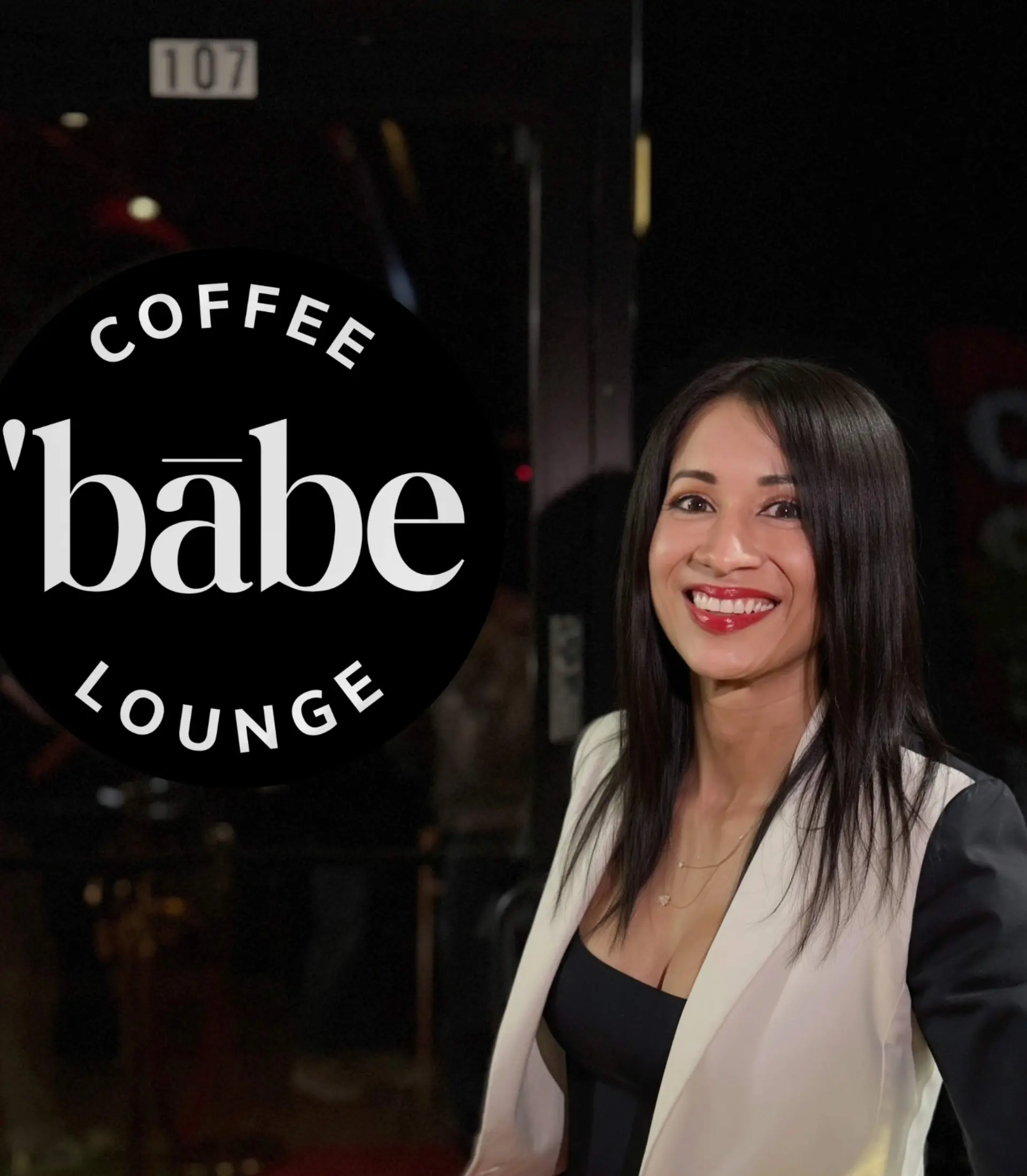 Bridgette Vital, known as Madame X, founder of Babe Coffee Lounge