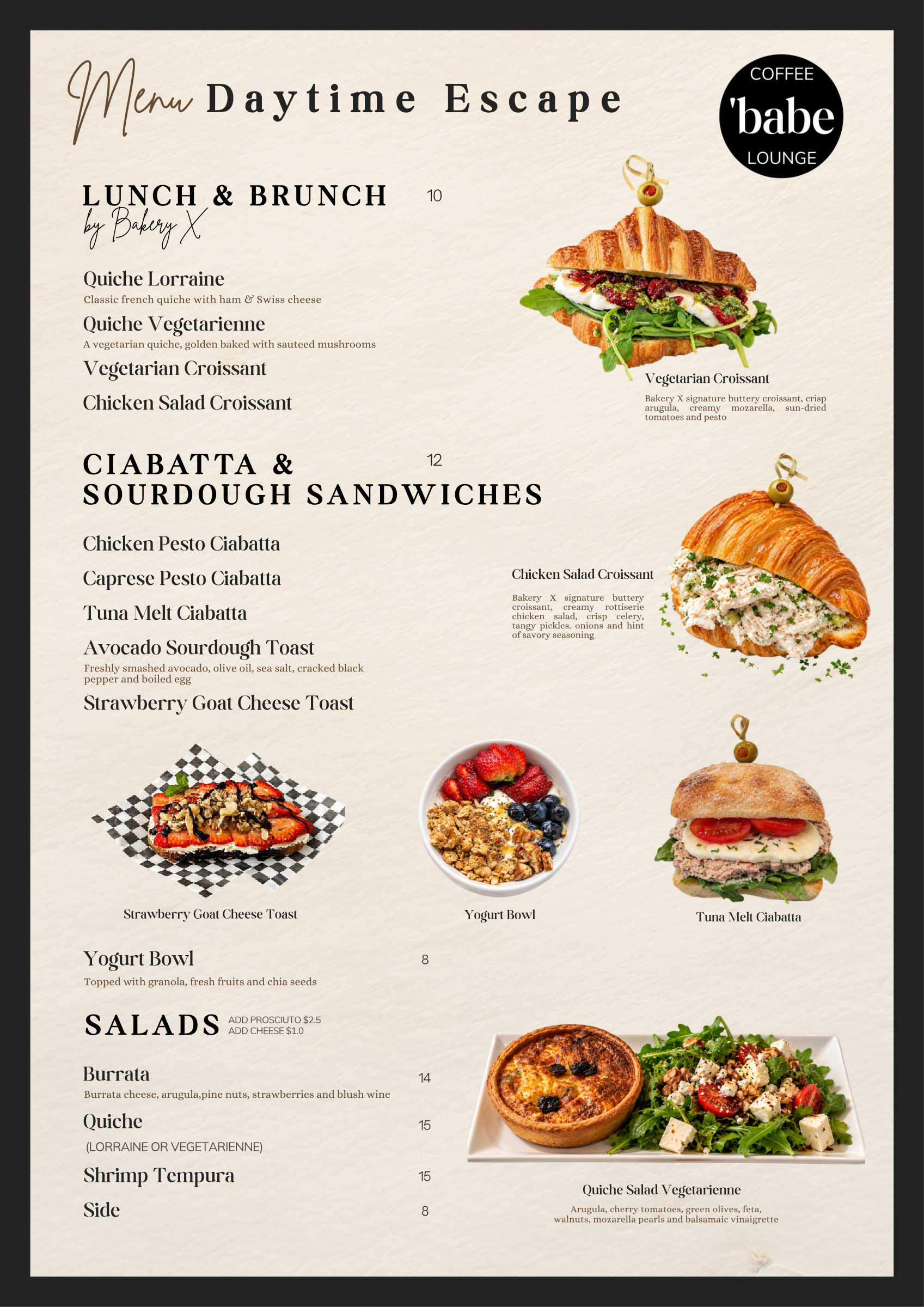 Menu page 3 of 7