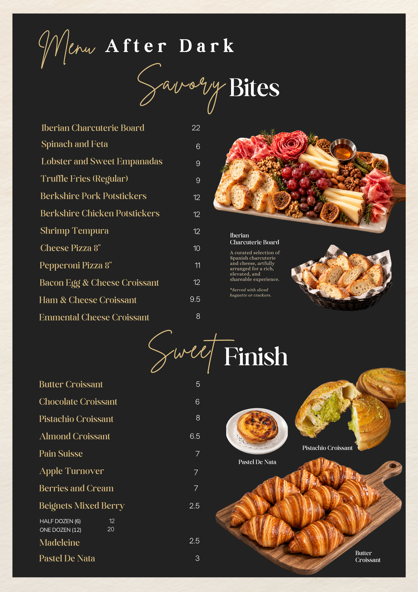 Menu page 4 of 7