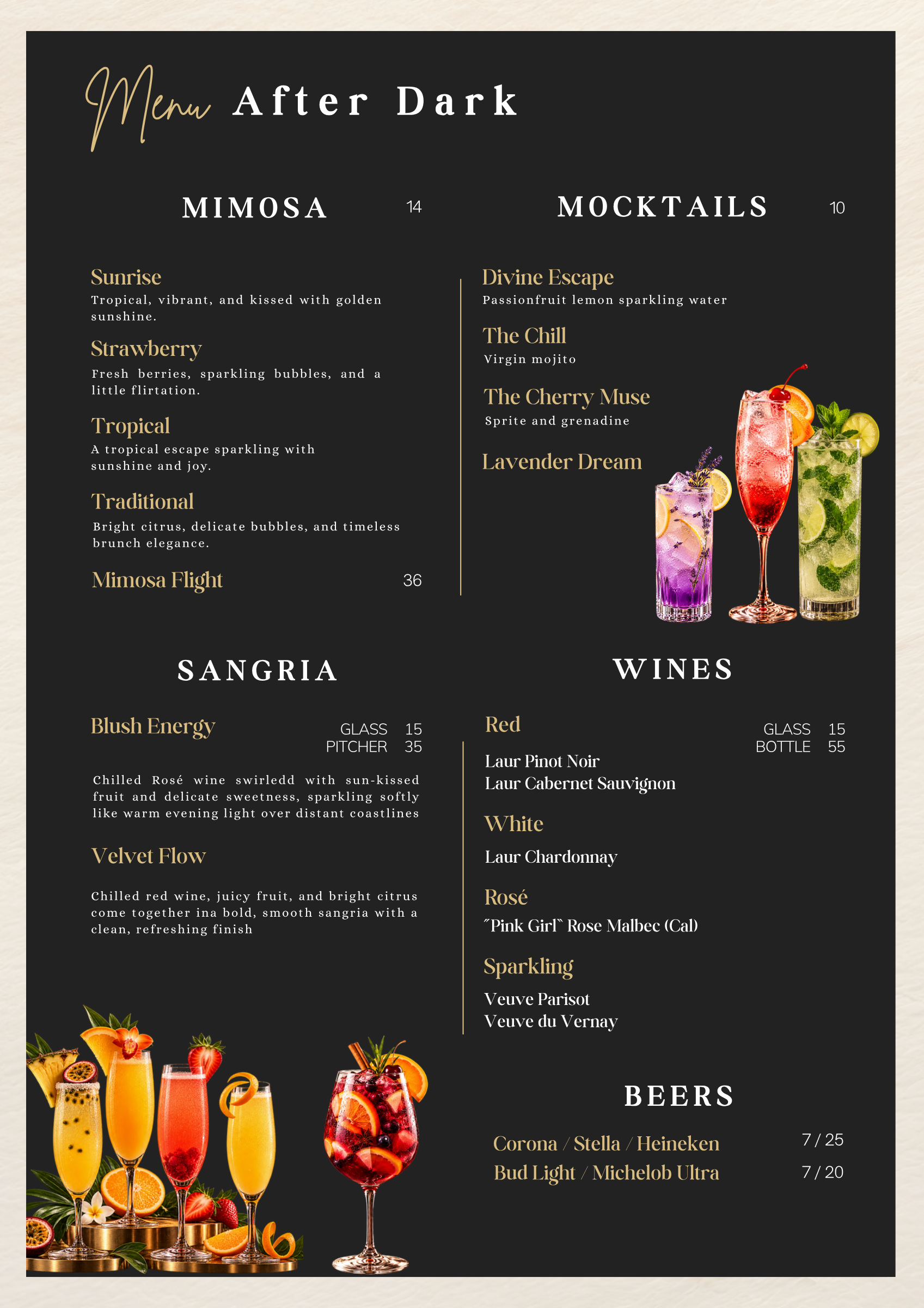 Menu page 6 of 7